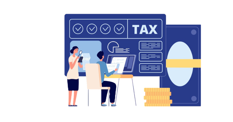 Illustration of Canadian tax return